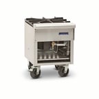image of Imperial ISP-J-SP-2 18" Hi-Temp Gas Stock Pot Range w/ (2) Jet Burners, Valve Controls, 250.000 BTU