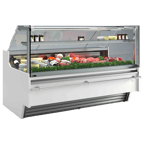 image of Infrico USA IDC-VBC25SCP 76" Single Duty Flat Refrigerated Meat Display Case