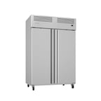 image of Infrico USA IRR-AGB49 54" 2-Section Reach-In Refrigerator w/ 2 Solid Doors, 49 cu. ft.