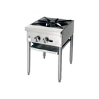 image of Jade JSP-18 18" Gas Stock Pot Range w/ (1) Two Ring Burner, Manual Controls, 45.000 BTU 