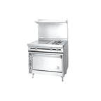 image of Jade JTRH-18G-1HT-36C 36" Gas Heavy Duty Range w/ 18" Griddle, (1) Hot Top, (1) Convection Oven, 100.000 BTU