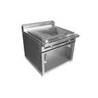 image of Jade JTRH-36IP-36 36" Gas Heavy Duty Range w/ 36" Full Plancha Griddle, Standard Oven, 70.000 BTU