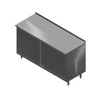 image of John Boos 4CH4R1.5-2448-1S 48" Cabinet Base Hinged Doors Work Table
