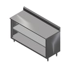 image of John Boos 4CO6R5-3036-1S 36" Cabinet Base Open Front Work Table