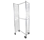image of John Boos ABPR-1820-ZNS-X 20 Pan Side Load Aluminum Nesting Bun / Sheet Pan Rack,  Assembled