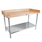 image of John Boos DNS09-X 72" Bakers Top Work Table