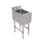 image of John Boos UBDS-1812 12" Underbar Sink Units