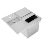 image of John Boos PB-DIIBWS2118-X Drop-in Water Station w/ Insulated Ice Bin