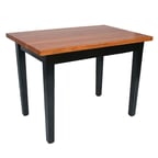 image of John Boos RN-C6036 Le Classique Table w/ 1 1/2" Thick  Edge Grain Top, American Cherry