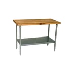 image of John Boos SNS13-X 36" Wood Top Work Table