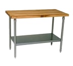 image of John Boos SNS13 36" Wood Top Work Table