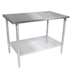 image of John Boos ST6-3672SSW Stainless Steel Top " 63" - 72" Work Table