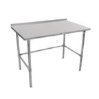 image of John Boos ST6R1.5-3660GBW Stainless Steel Top " 54" - 62" Work Table