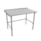 image of John Boos ST6R1.5-2448SBK-X 48" Stainless Steel Top 40" - Work Table