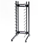 image of JackStack JS012C, 12-Plates Countertop Plate Rack with Steel Construction and Black Powder Coated 