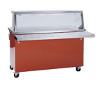 image of Delfield KC-50-NU 50" Shelleyglas® Solid Top Serving Counter w/ Enclosed Base