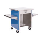 image of Delfield KCS-50, 50" Deep Shelleyglas Cashier Counter with Stainless Steel Top and Shelf 