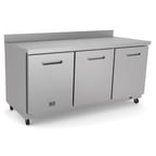 image of Kelvinator KCHUCWT72R 72" 2-Section Undercounter Refrigerator w/ 3 Doors, 20 cu. ft