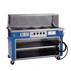 image of Delfield KH-6-NU 96" Shelleyglas® Hot Food Serving Counter, (6) Wells without Understorage