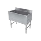 image of Klinger's Trading IC1830-CP 30" Underbar Ice Bin, Cold Plated w/ 100 lbs., 7-Circuit Cold Plate