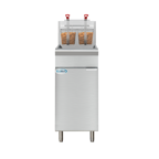 image of Koolmore KM-FDF50-LP 30" Full Pot Floor Model LP Gas Fryer w/ 50 lbs, 120.000 BTU