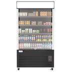 image of Koolmore CDA-25C-BK Open Refrigerated Display Merchandiser