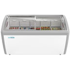 image of Koolmore MCF-16C 60" Ice Cream Display Glass Chest Freezer, 16 cu. ft.