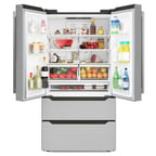 image of Koolmore RERFDSS-22C 35" Reach-In Refrigerator Freezerw/ 2 Doors and 2 Drawers, 22.5 cu. ft.