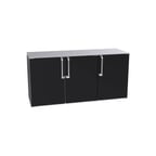 image of Krowne BD72 72" Three Section Back Bar Dry Storage Cabinet
