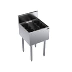 image of Krowne KR19-18 18" Underbar Ice Bin/Cocktail Unit w/ 55 lbs., 12" Bin Depth, No Cold Plate
