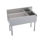 image of Krowne KR19-M42L 42" Bottle Well Bin Underbar Ice Bin/Cocktail Station w/ 92 lb Ice Bin