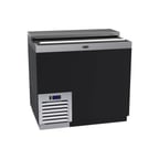 image of Krowne MC36B 36" Black Glass Froster, 165 Mugs Capacity