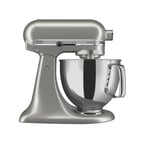 image of KitchenAid KSM150PSCU Artisan® Series 5 qt 10-Speed Contour Silver Tilt-Head Stand Mixer