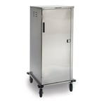 image of Lakeside 5710 Stainless Steel 10 Tray Elite Series Enclosed Meal Delivery Cart w/ 1 Compartment
