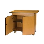 image of Lakeside 67112 Breakout Dining Station w/ 1 Fixed Shelf, 2 Hinged Doors, 1 Center Drawer