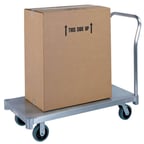 image of Lakeside 7516 2000 lb Aluminum Single Handle Platform Truck 