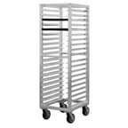 image of Lakeside PBPR988, 20 Pan End Load Heavy Duty Aluminum Bun / Sheet Pan Rack, Assembled 