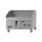image of Lang 224T 24" Countertop Gas Griddle, Snap-Action Thermostats, 1" Steel Plate, 54.000 BTU