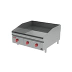 image of Lang 248ZTD 48" Countertop Gas Griddle, Snap-Action Thermostats, 1" Steel Plate, 140.000 BTU