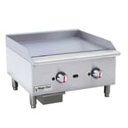 image of Magic Chef M24MG 24" Countertop Manual Gas Griddle, 5/8" Steel Plate, 60.000 BTU