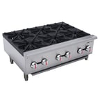 image of Magic Chef M36HP 36" Countertop Gas Hotplate with (6) Burners, 150.000 BTU