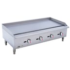 image of Magic Chef M48TG 48" Countertop Thermostatic Gas Griddle, 5/8" Steel Plate, 120.000 BTU
