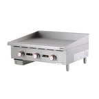 image of Magic Chef MCCMG36A 36" Countertop Manual Gas Griddle, 1" Steel Plate, 102.000 BTU