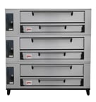 image of Marsal SD-866 TRIPLE 86" Gas Pizza Deck Oven, Triple Deck