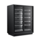 image of Master-Bilt BEM-2-30 62" 2-Section Remote Merchandiser Refrigerator w/ Glass Door, 54 cu. ft.