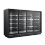 image of Master-Bilt BEM-4-30 122" 4-Section Remote Refrigerated Merchandiser w/ Glass Doors, 107 cu. ft.