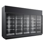 image of Master-Bilt BEM-5-30CP 158" 5-Section Self-Contained Merchandiser Refrigerator, in Black, 133.7 cu. ft.