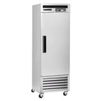 image of Maxx Cold MCR-23FDHC 26" One Section Reach-In Refrigerator w/ Solid Door, Bottom Mount, Stainless Steel, 19 cu. ft