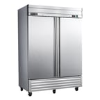 image of Maxximum MVF-49FDHC 54" Two Section Reach-In Freezer w/ 2 Solid Doors, 42 cu. ft.