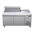 image of Maxx Cold MVPP70HC Pizza Prep Table Refrigerated Counter